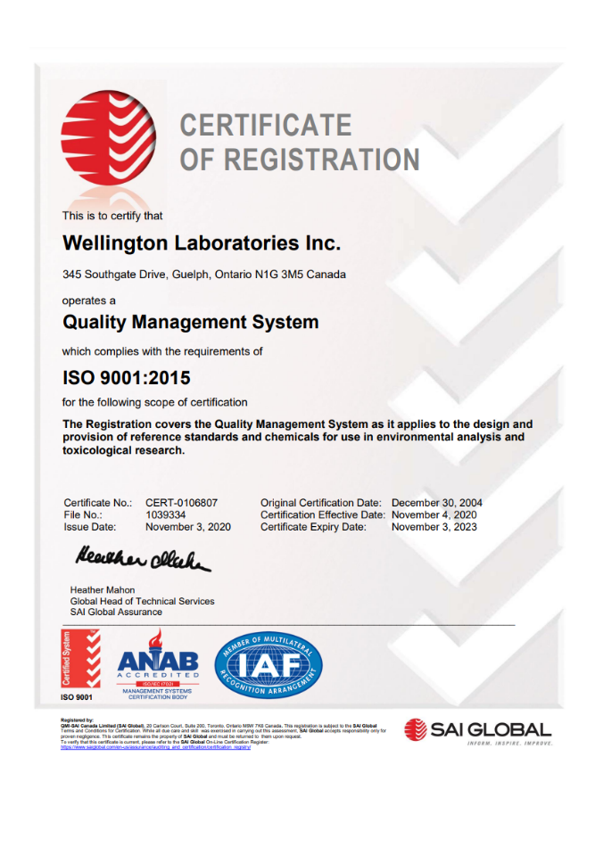 Certificate of registration-WL-ISO-9001