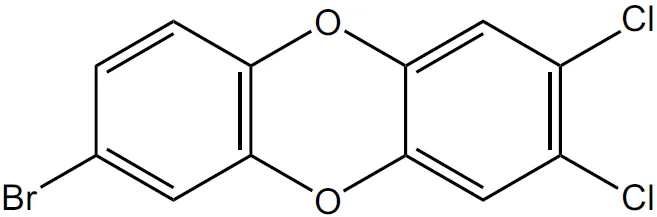 7-B-23-CDD 7-Bromo-2,3-dichlorodibenzo-p-dioxin (97%) - PBDDs - BCP Instruments